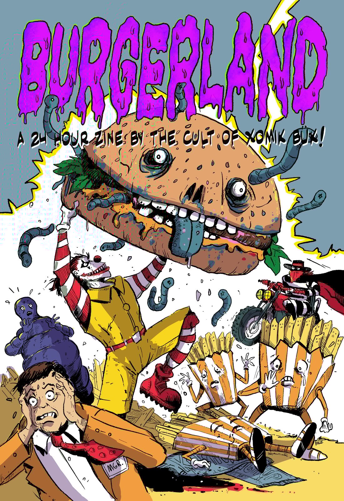 BURGER-LAND: A 24 Hour Zine by the Cult of Xomik Buk | One and